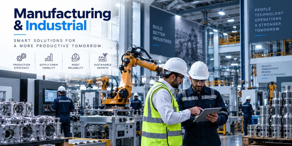 Manufacturing & Industrial — Smart Solutions for a More Productive Tomorrow